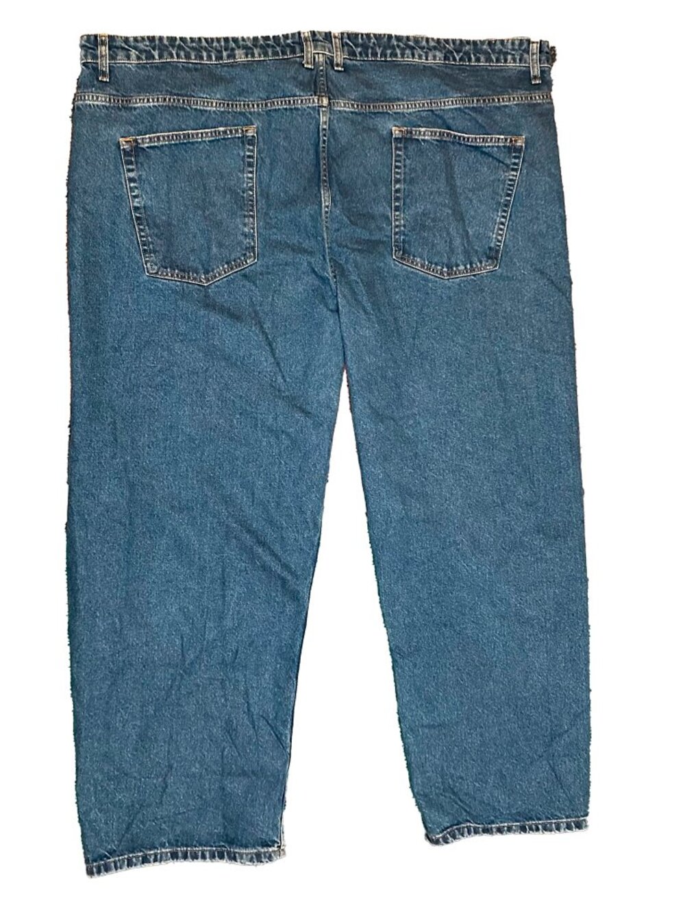 ASOS Women's Distressed Blue Baggy Jeans - Picture 2 of 7